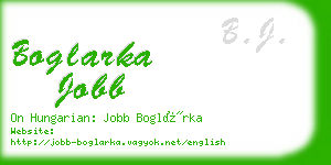 boglarka jobb business card